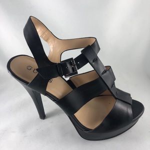 Guess Strappy Platform Stilettos
